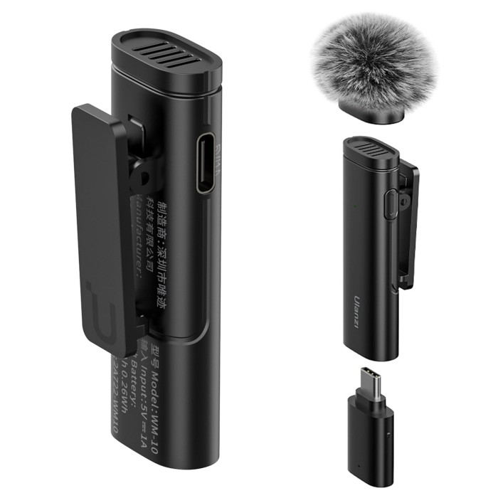 Mikrofon bezprzewodowy Ulanzi WM-10-T - USB-C_06_HD.jpg