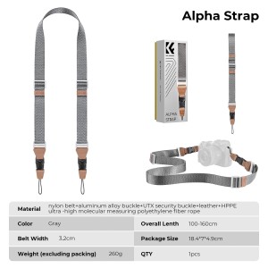 Pasek do aparatu K&F Concept Alpha Strap - szary_09_HD.jpg