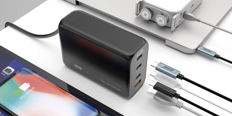 Grafika - Ładowarka sieciowa Newell GaN 240 W - EU_14.jpg