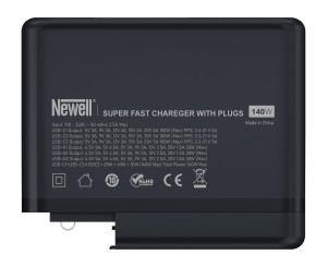 Ładowarka sieciowa z zestawem adapterów Newell GaN Tech T-power 140 W_05_HD.jpg