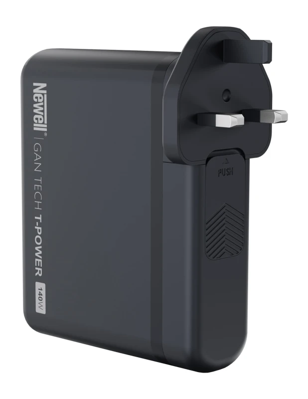 Ładowarka sieciowa z zestawem adapterów Newell GaN Tech T-power 140 W_13_HD.jpg