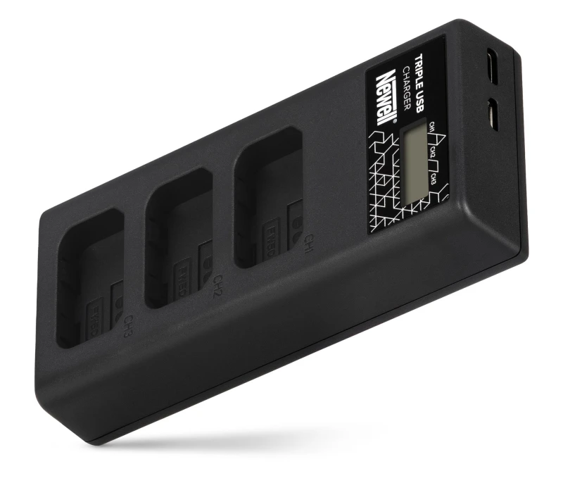 Ładowarka trzykanałowa Newell CD-USB-C do akumulatorów NP-FW50 do Sony_01_HD.jpg