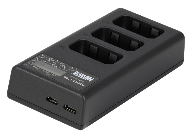 Ładowarka trzykanałowa Newell CD-USB-C do akumulatorów NP-FW50 do Sony_04_HD.jpg