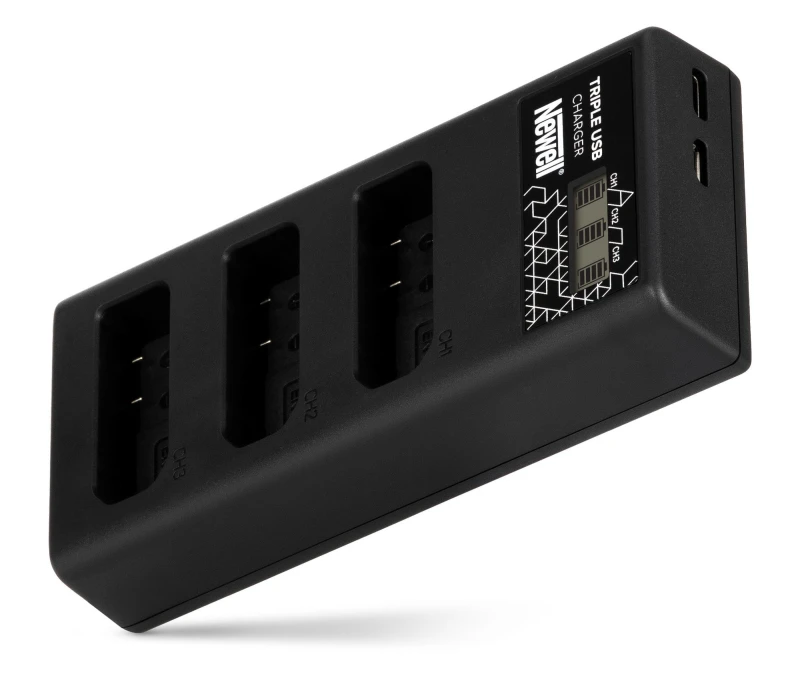 Ładowarka trzykanałowa Newell CD-USB-C do akumulatorów EN-EL14 do Nikon_01_HD.jpg