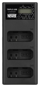 Ładowarka trzykanałowa Newell CD-USB-C do akumulatorów EN-EL14 do Nikon_03_HD.jpg