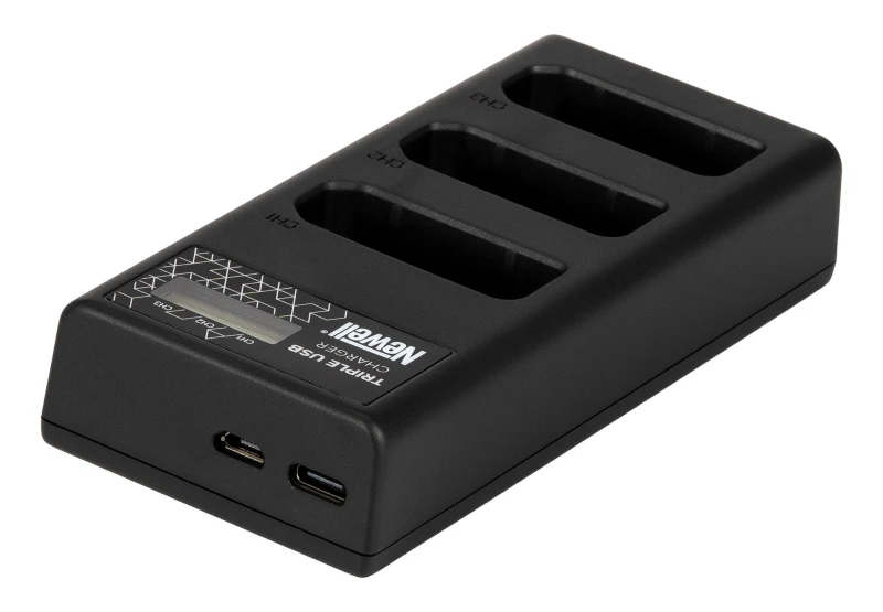 Ładowarka trzykanałowa Newell CD-USB-C do akumulatorów EN-EL14 do Nikon_06_HD.jpg
