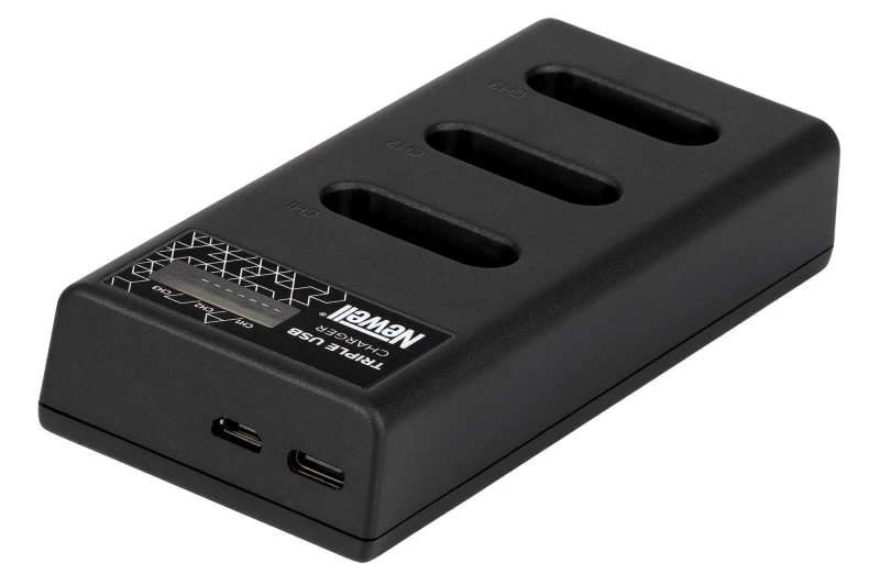 Ładowarka trzykanałowa Newell CD-USB-C do akumulatorów NP-BX1 do Sony_05_HD.jpg