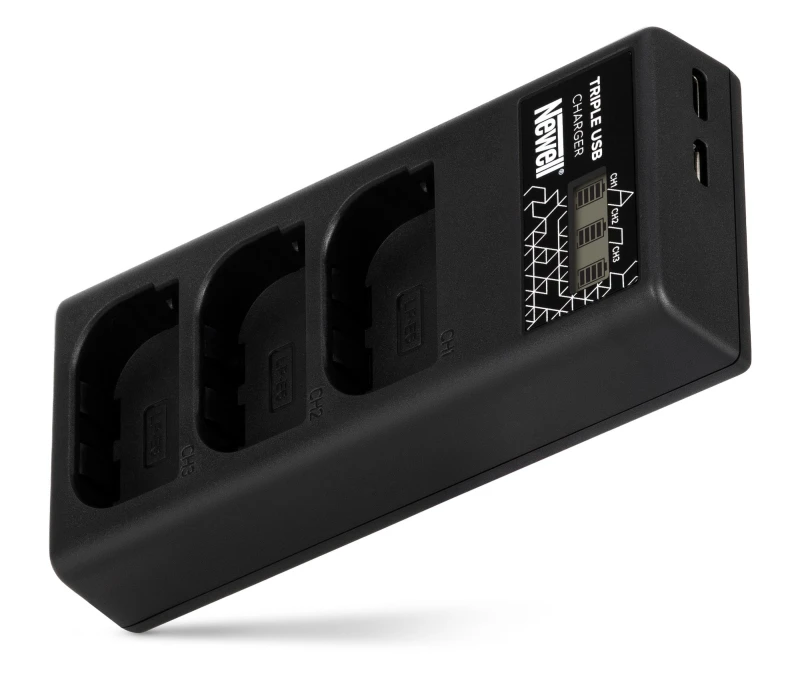 Ładowarka trzykanałowa Newell CD-USB-C do akumulatorów LP-E6 do Canon_01_HD.jpg