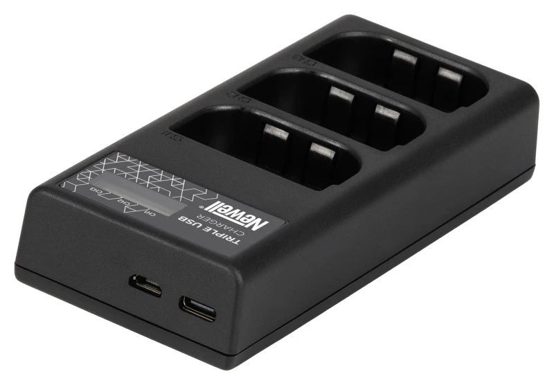 Ładowarka trzykanałowa Newell CD-USB-C do akumulatorów LP-E6 do Canon_06_HD.jpg