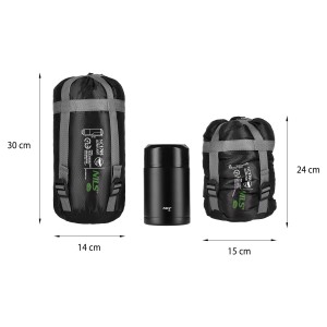 ŚPIWÓR NILS CAMP ULTRA LIGHT CZARNO-ZIELONY NC1705