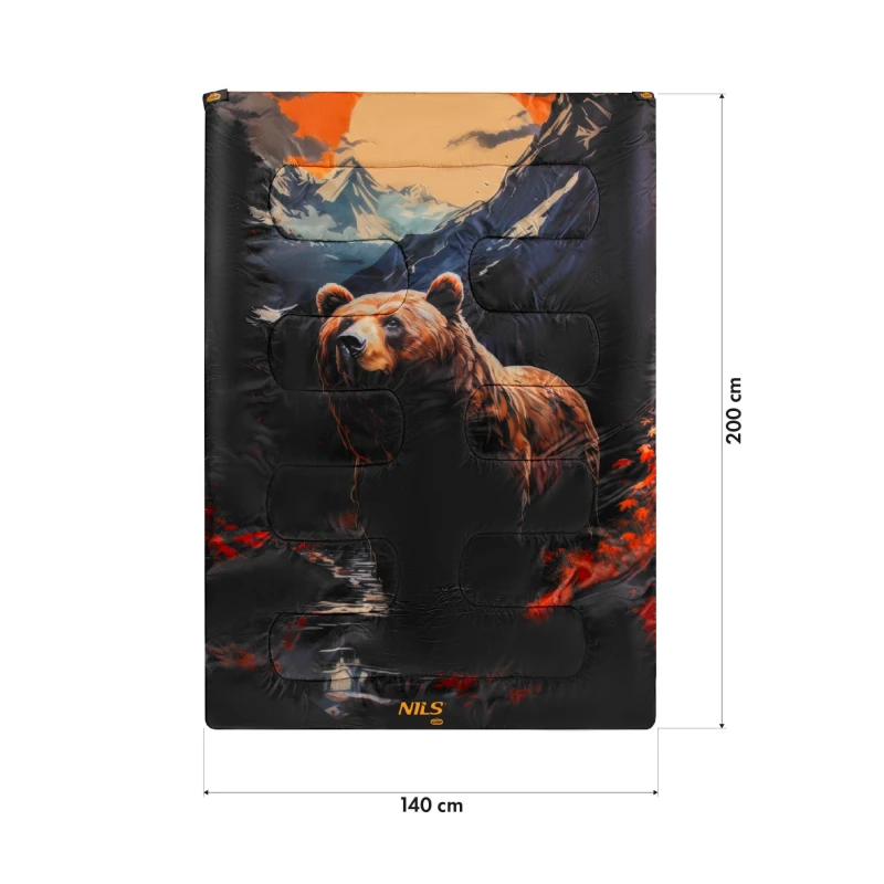 ŚPIWÓR NILS CAMP 3W1 DWUOSOBOWY BEAR NC3601
