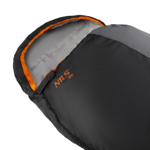 ŚPIWÓR NILS CAMP ULTRA LIGHT SZARO-POMARAŃCZOWY NC1705