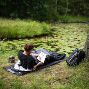 ŚPIWÓR NILS CAMP ULTRA LIGHT CZARNO-MIĘTOWY NC1705