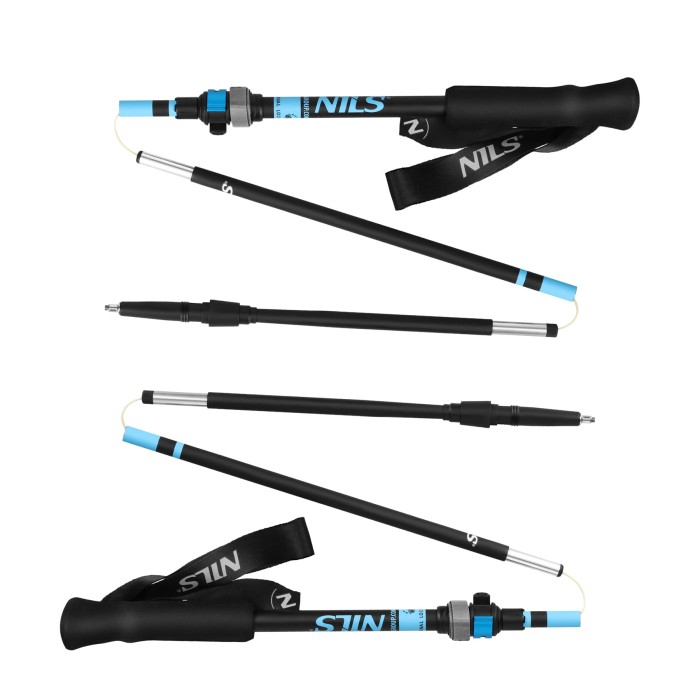 KIJE TREKKINGOWE SKŁADANE NILS TK8604