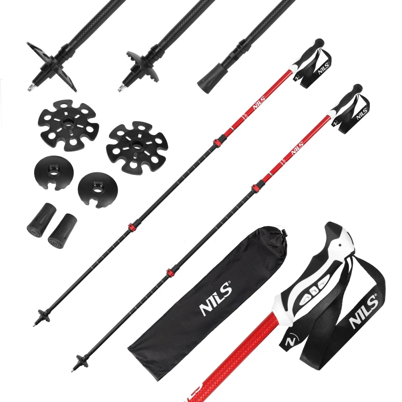 KIJE TREKKINGOWE ALUMINIOWE RED NILS TK8601