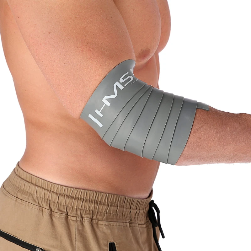 GUMA DO ĆWICZEŃ FLOSS BAND HMS FB03 GRAY 1.5 x 50 x 2080 MM