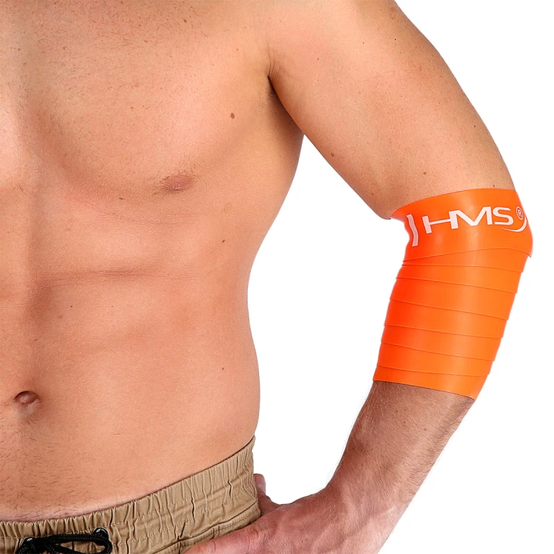 GUMA DO ĆWICZEŃ FLOSS BAND HMS FB02 ORANGE 1.0 x 50 x 2080 MM