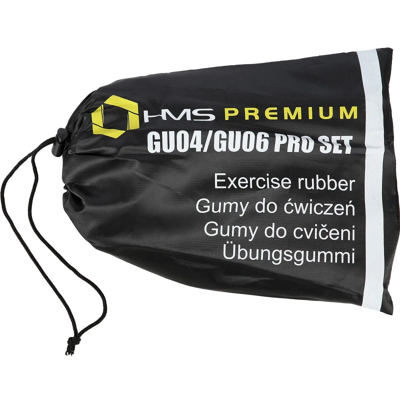 ZESTAW GUM DO ĆWICZEŃ HMS PREMIUM GU04 GU06 PRO SET