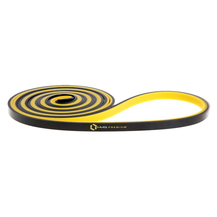 GUMA DO ĆWICZEŃ HMS PREMIUM GU06 ŻÓŁTO-CZARNA 9 x 5 x 2250 MM