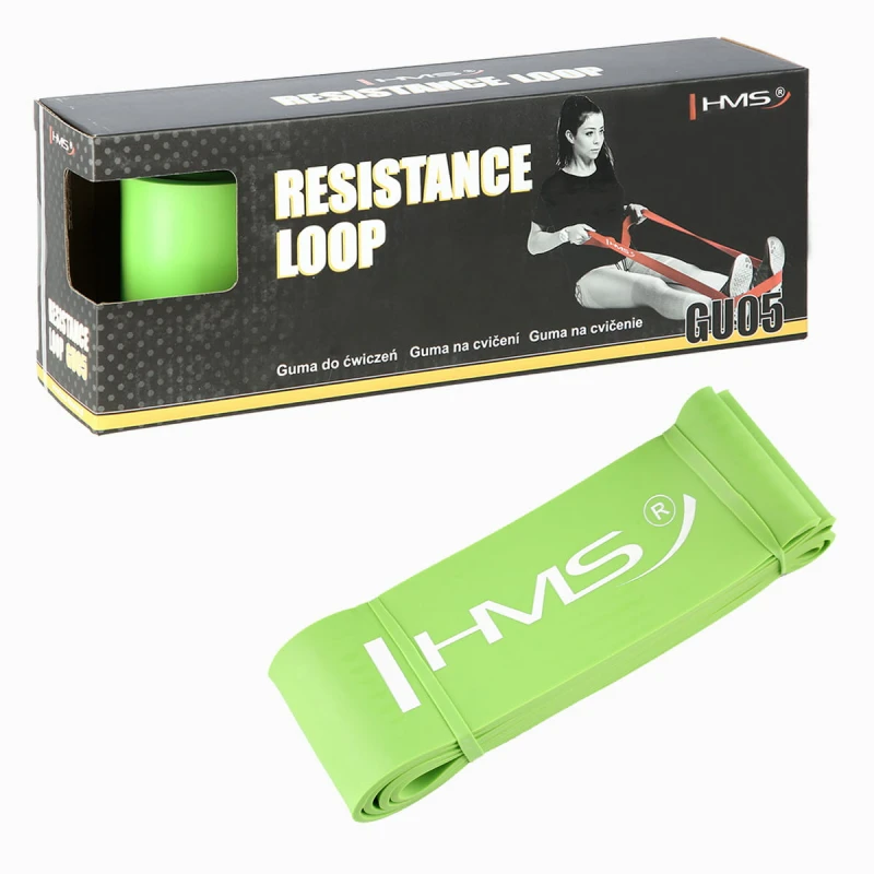 GUMA DO ĆWICZEŃ HMS GU05 LIME 83 x 4.5 x 2080 MM