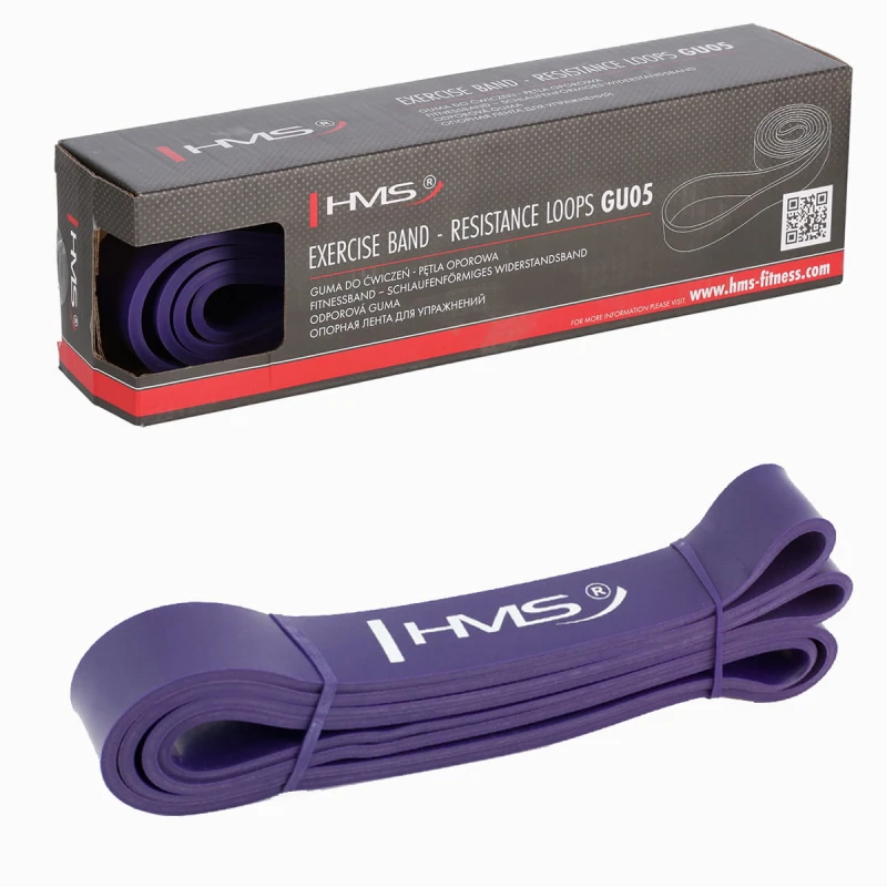 GUMA DO ĆWICZEŃ HMS GU05 PURPLE 32 x 4.5 x 2080 MM
