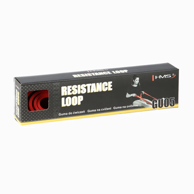 GUMA DO ĆWICZEŃ HMS GU05 RED 13 x 4.5 x 2080 MM