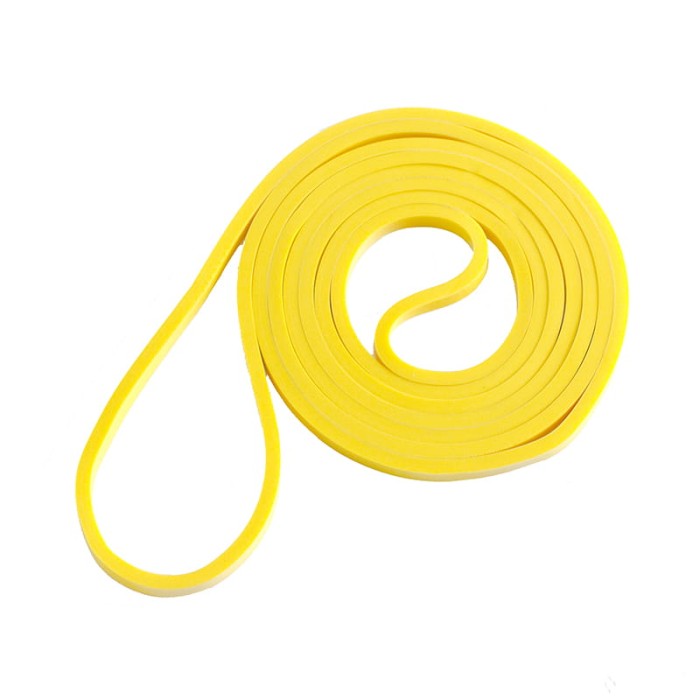 GUMA DO ĆWICZEŃ HMS GU05 YELLOW 6.4 x 4.5 x 2080 MM