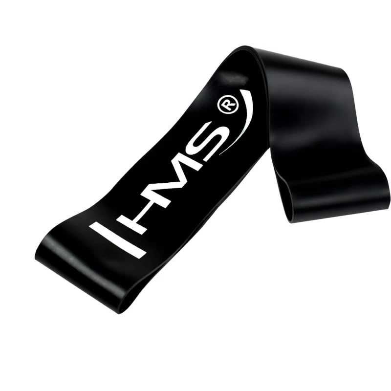 GUMA DO ĆWICZEŃ HMS GU04 BLACK 1.2 x 50 x 600 MM