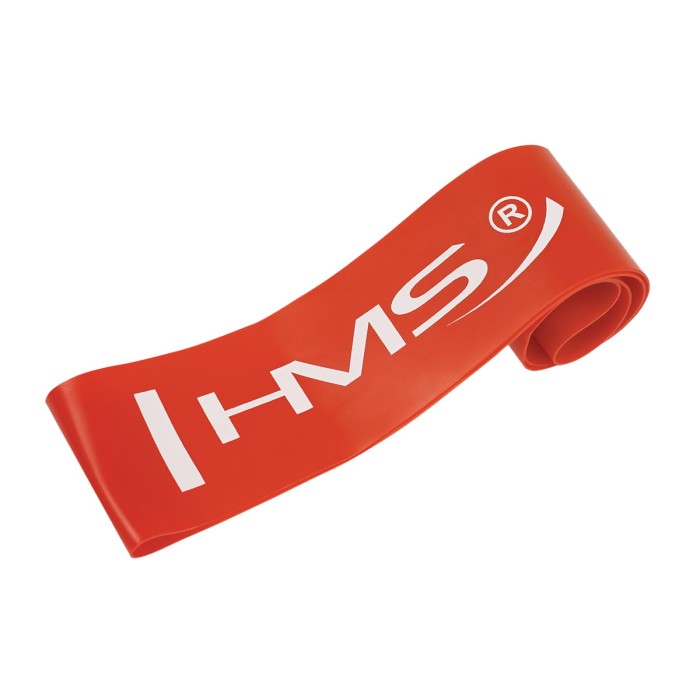 GUMA DO ĆWICZEŃ HMS GU04 RED 0.7 x 50 x 600 MM