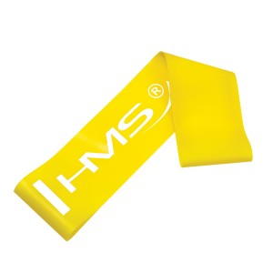 GUMA DO ĆWICZEŃ HMS GU04 YELLOW 0.4 x 50 x 500 MM