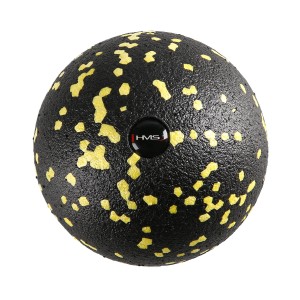 ZESTAW DO MASAŻU WAŁKI / PIŁKI (4 szt) HMS FSBM04 BLACK-YELLOW SET