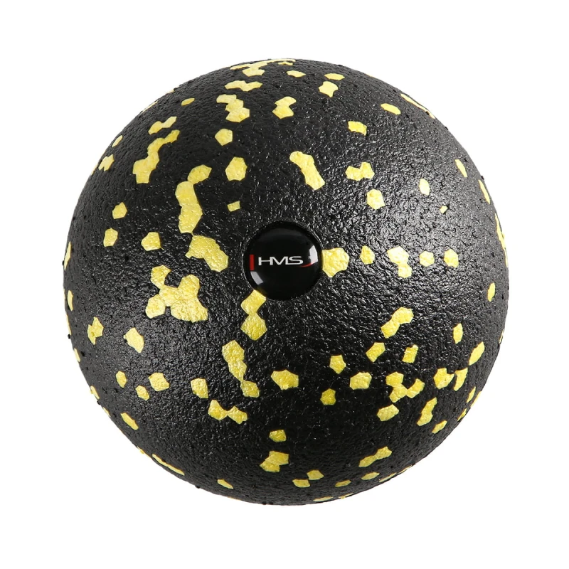 ZESTAW DO MASAŻU WAŁKI / PIŁKI (4 szt) HMS FSBM04 BLACK-YELLOW SET