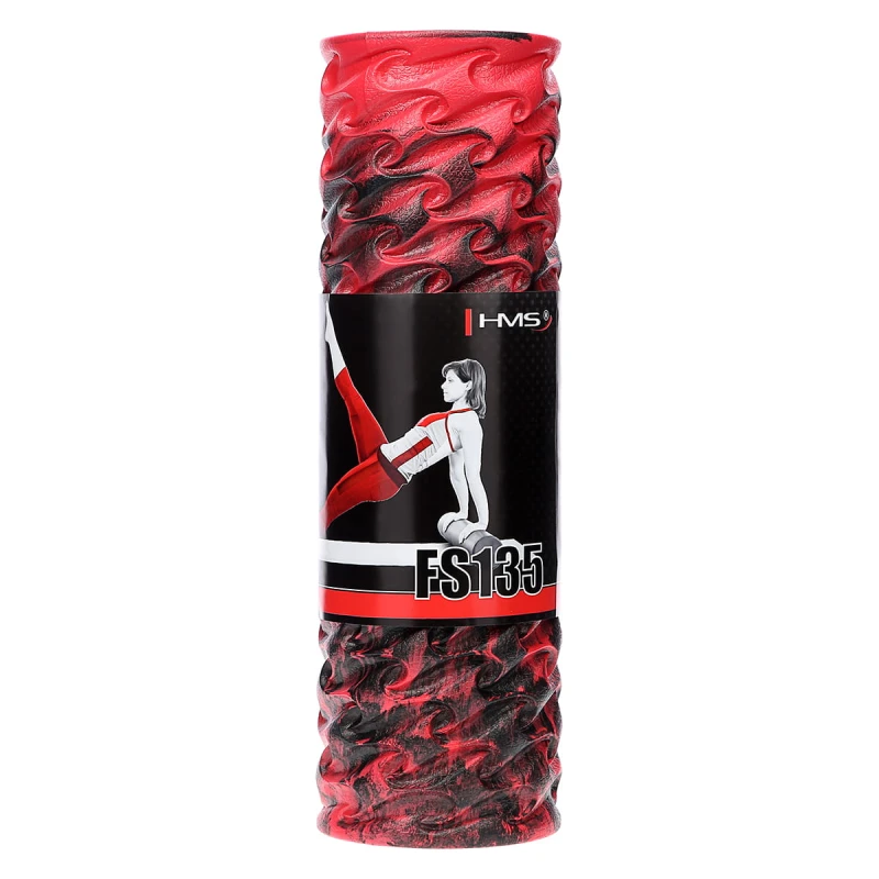 WAŁEK FITNESS / ROLLER HMS FS135 RED / BLACK 45 CM