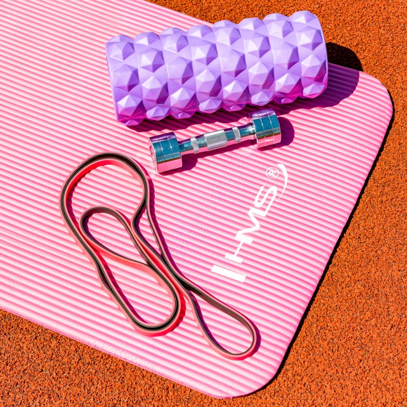 WAŁEK FITNESS / ROLLER HMS FS107 PURPLE 31.5 CM