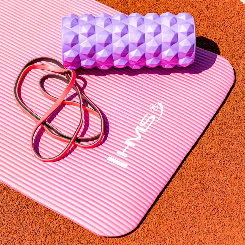 WAŁEK FITNESS / ROLLER HMS FS107 PURPLE 31.5 CM