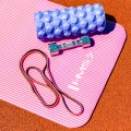 WAŁEK FITNESS / ROLLER HMS FS107 BLUE 31.5 CM