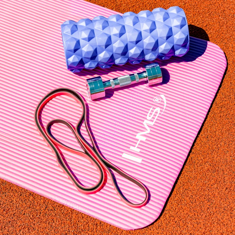 WAŁEK FITNESS / ROLLER HMS FS107 BLUE 31.5 CM