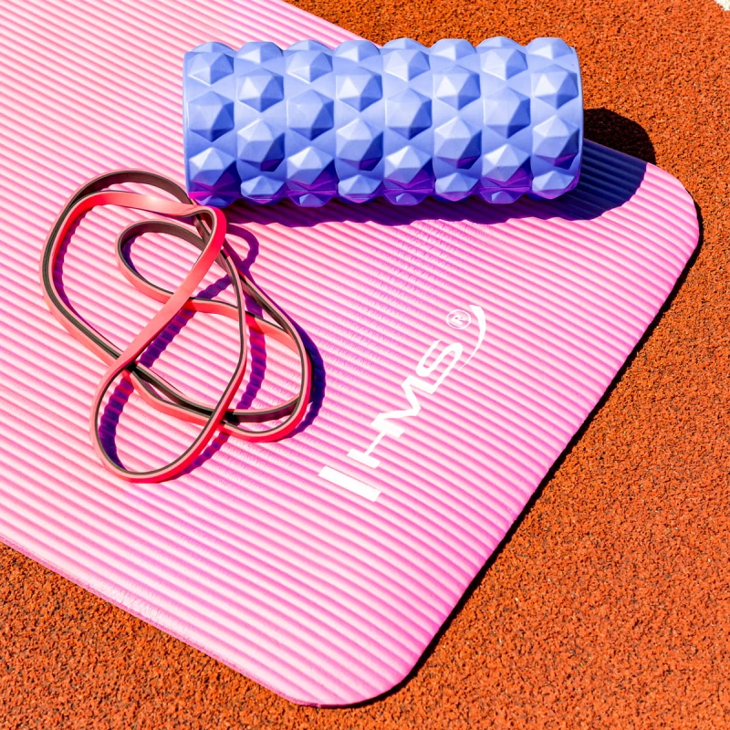 WAŁEK FITNESS / ROLLER HMS FS107 BLUE 31.5 CM