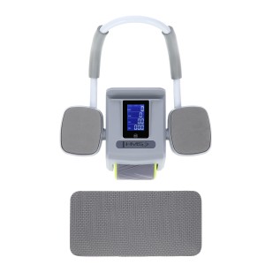 AUTOMATYCZNE KOŁO DO ĆWICZEŃ MIĘŚNI BRZUCHA Z WYŚWIETLACZEM LCD I ŁADOWANIEM HMS KA08 GRAY ABS