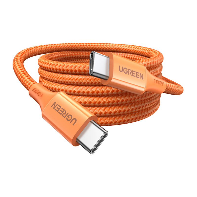 Kabel USB-C UGREEN L502 PD 5A 1m (pomarańczowy)