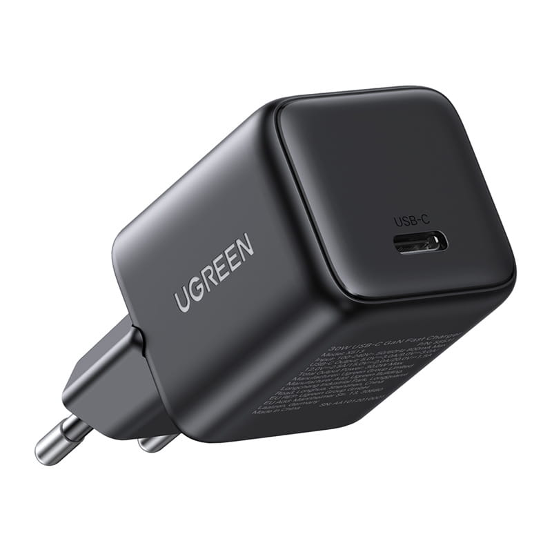 Ładowarka sieciowa Ugreen X513 30W GaN 1X USB-C (czarna)