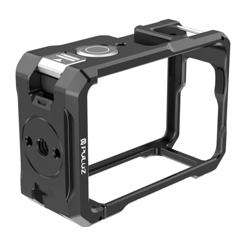 Metalowa obudowa ochronna z przyłączem zimna stopka Puluz dla DJI Osmo Action 6