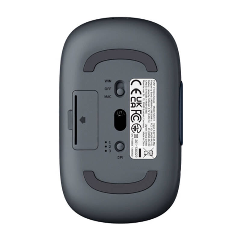 Mysz bezprzewodowa UGREEN FUN+ MU102 2.4G+BT (niebieska)
