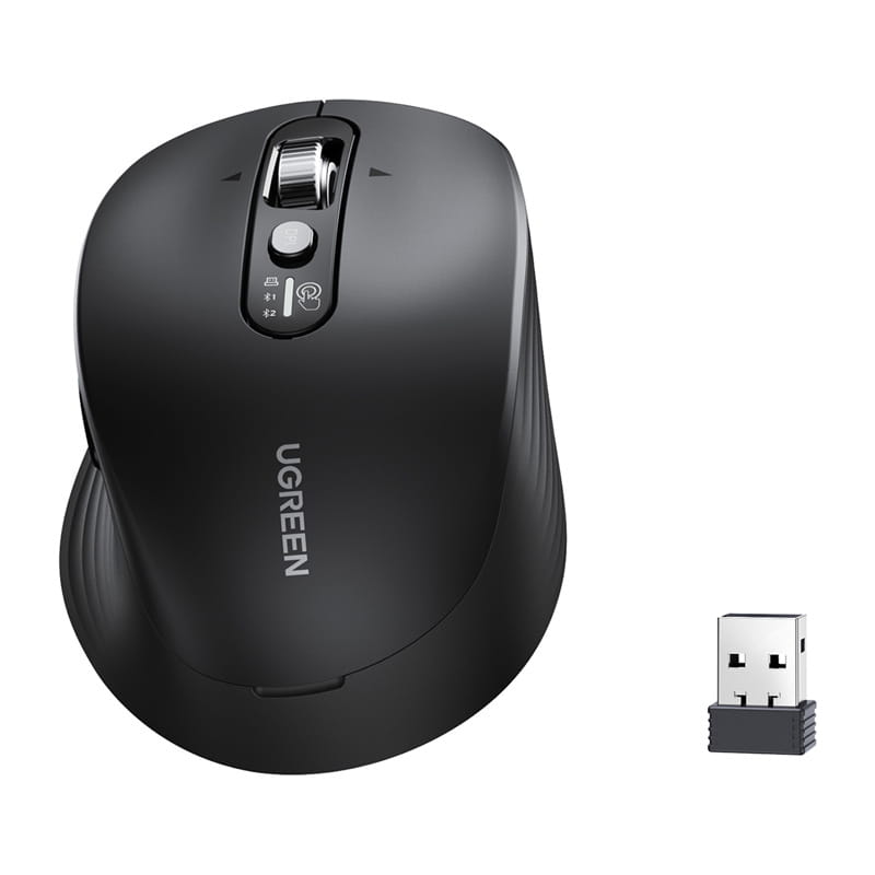 Mysz bezprzewodowa UGREEN M752 BT+2.4GHz (czarna)