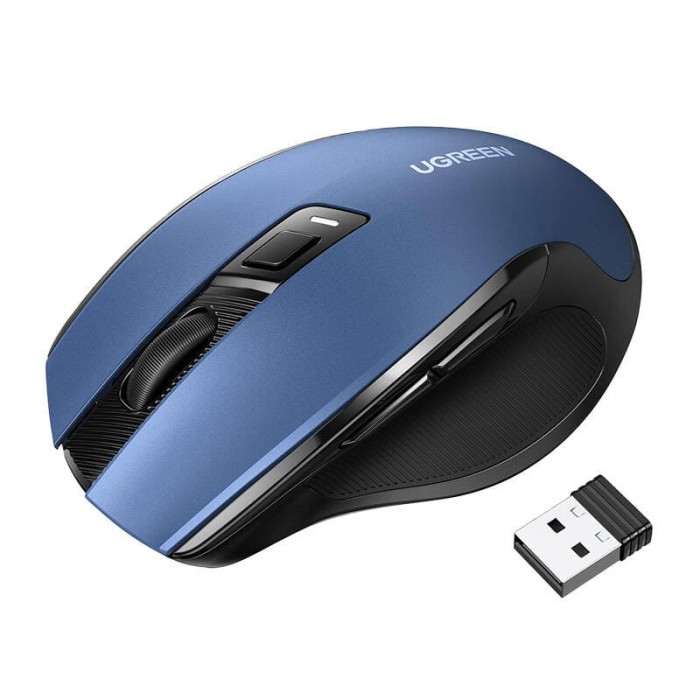 Mysz bezprzewodowa UGREEN MU006 2.4GHz+BT 5.0 (granatowa)