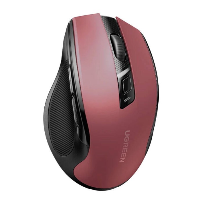 Mysz bezprzewodowa UGREEN MU006 2.4GHz+BT 5.0 (czerwona)