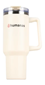 Kubek termiczny Humanas Viva 1200 ml - beżowy
