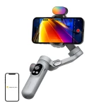Gimbal AOCHUAN X Pro z oświetleniem RGB (szary)