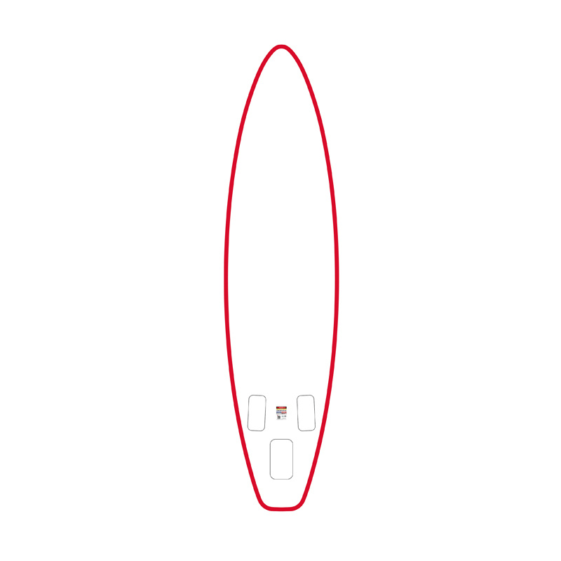 Deska do pływania SUP FunWater SUPFW69C 3,35m (czerwono-biała)