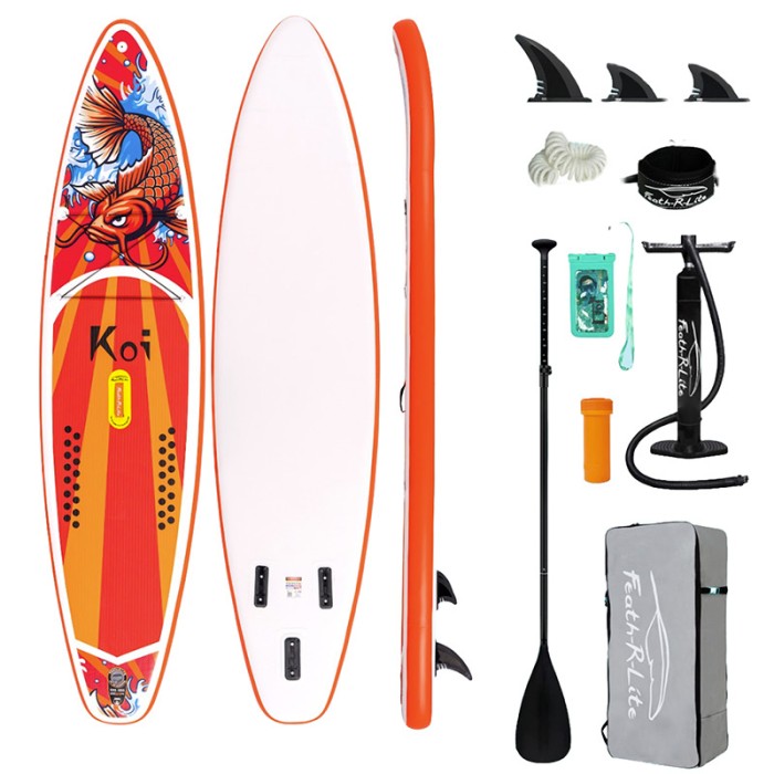 Deska do pływania SUP Funwater Feath-R Lite Koi 3,5m SUPFR01E